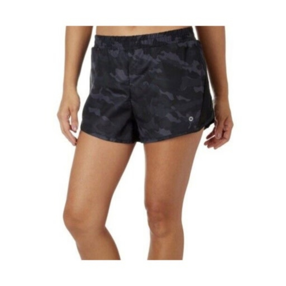 NWT "RBX" Ladies Black Camo Running Shorts (Small)